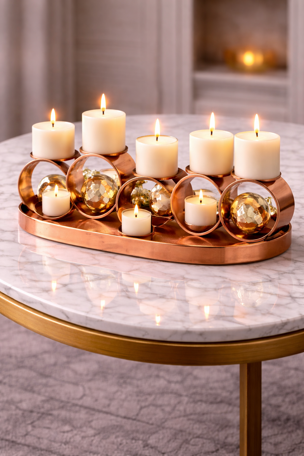 Signature Copper Candle Holder