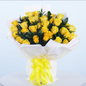 Yellow (Golden Glow) Roses by Amen's Exquisite Florist